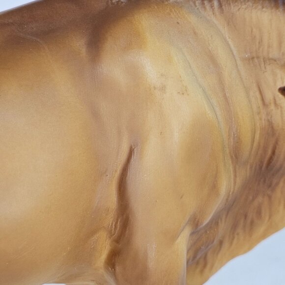Breyer Texas Longhorn Bull Cow #75 Black Eye Shading - Picture 11 of 16